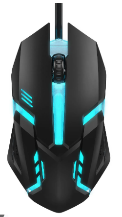 MAUSE GAMER CON LUCES LED